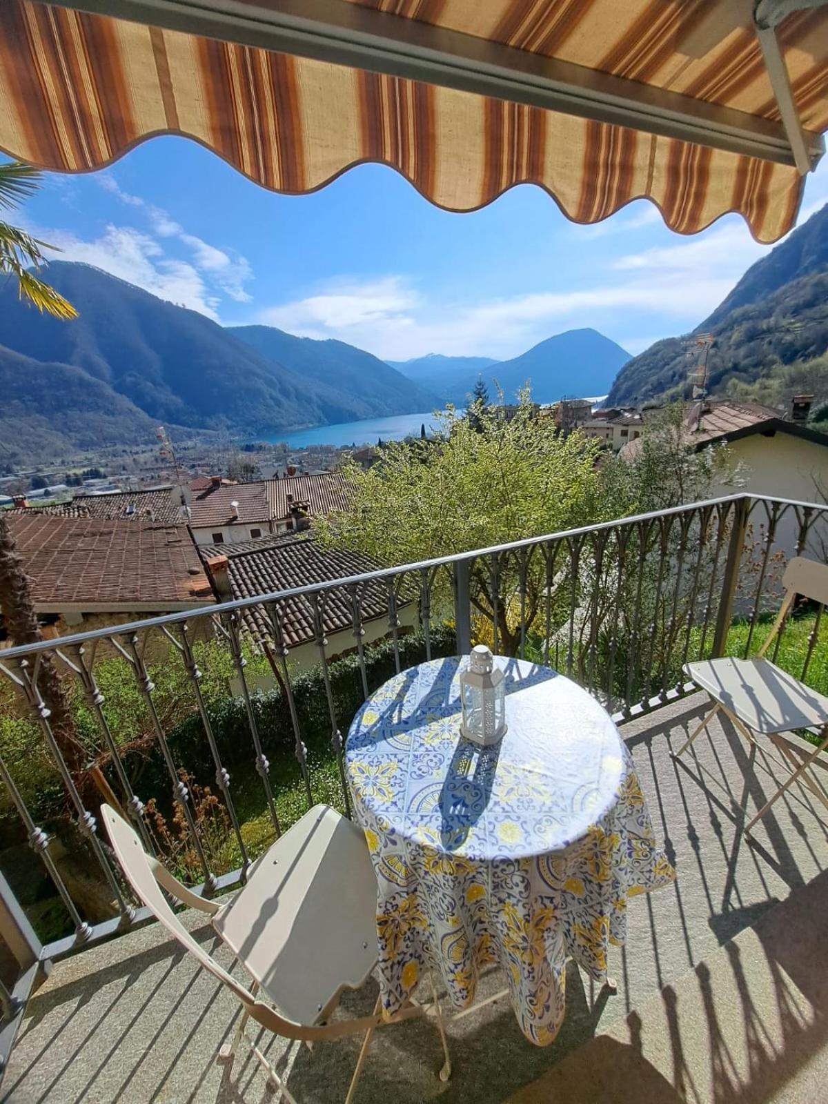 Casa Vista Lago E Giardino Porlezza Kültér fotó
